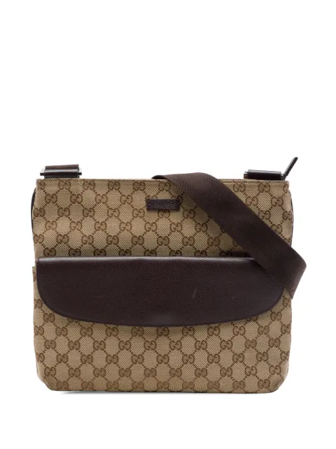 Gucci Pre-Owned 2016-2026 GG Canvas crossbody bag Neutrals 3C0S6EFNK2YL91A0