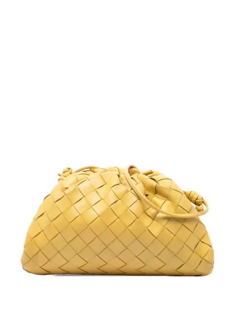 Bottega Veneta Pre-Owned 2012-2026 Nappa Intrecciato The Mini Pouch crossbody bag Yellow R01CWPB31H7Y8J8F