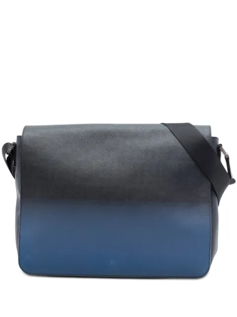 Fendi Pre-Owned 2010-2026 Zucca Spalmati Ombre Flap crossbody bag Black 18TKOGQ8Y5NC4UY7