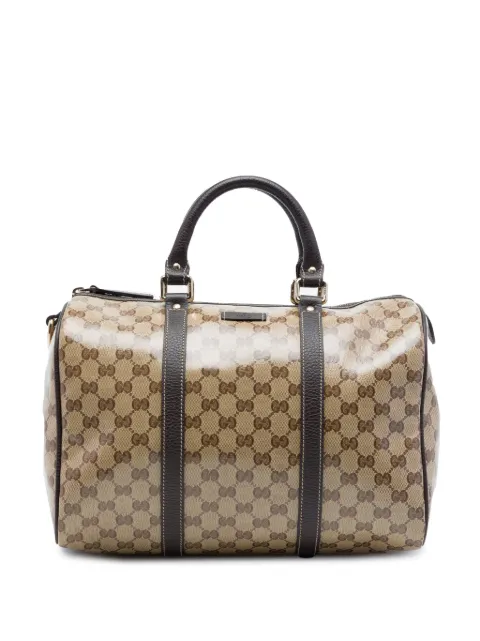 Gucci Pre-Owned 2016-2026 Medium GG Crystal Joy boston bag Neutrals MVT9CX1TIYXLM8UZ