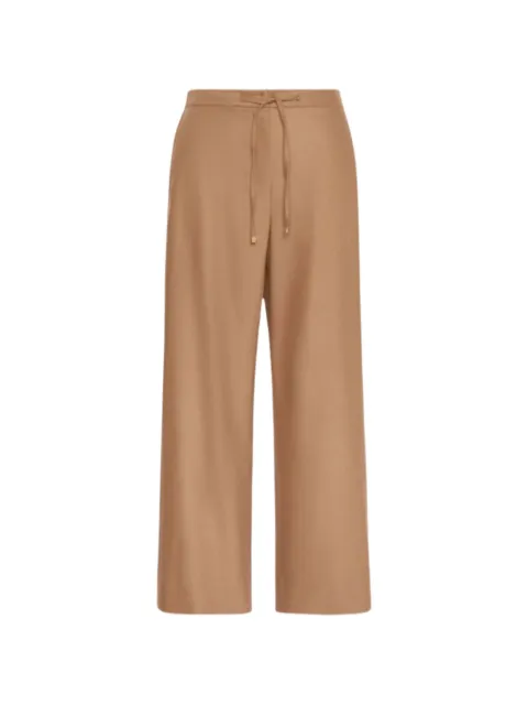 'S Max Mara drawstring wide-leg trousers Brown 2629136053600
