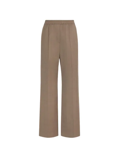 Weekend Max Mara stretch wool batavia trousers - marron glacé Neutrals 2625136052600