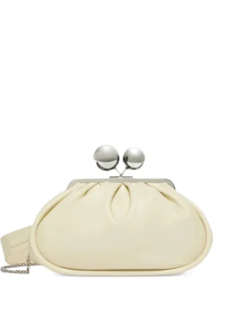 Weekend Max Mara medium Pasticcino bag in glossy nappa leather Neutrals 2625516154600