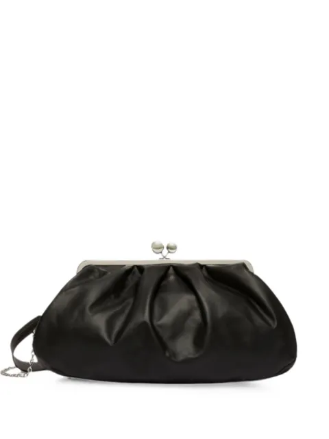 Weekend Max Mara large sheepskin Pasticcino bag - black Black 2625516134600007