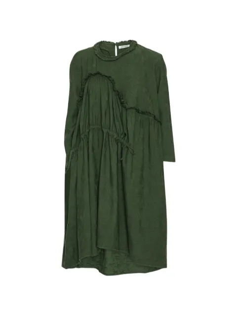 Henrik Vibskov Bon Chalant gathered-panel midi dress Green AW26STUDF30