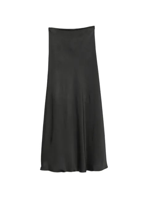 Fabiana Filippi satin-finish maxi skirt Black GND216F361D9828204