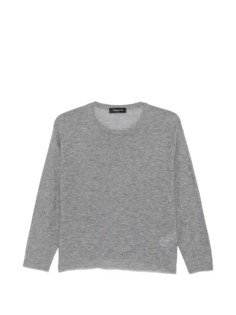 Fabiana Filippi sequin-embellished wool-blend sweater Grey MAD216F102D7228132
