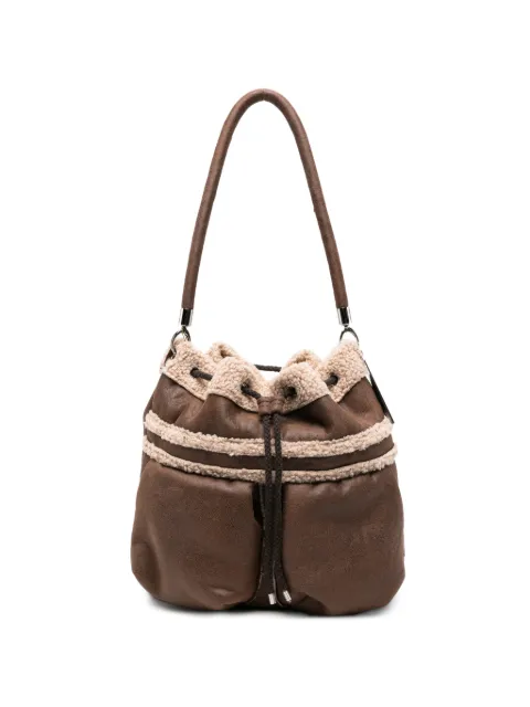la milanesa drawstring shoulder bag Brown LUCIL