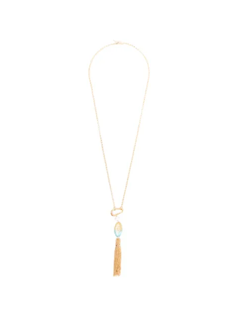 Forte Forte glass-bead tassel necklace Gold 15160MYJEWELJADE