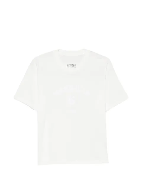 MM6 Maison Margiela logo-print short-sleeve T-shirt White S62GD0225M20048