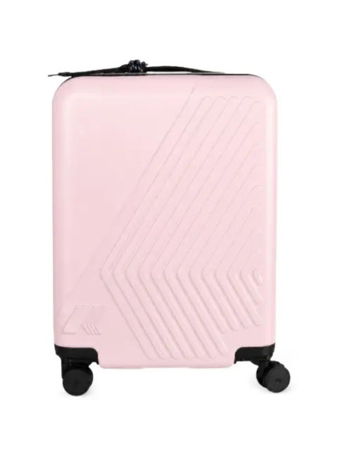 K-Way Eudoxie logo-embossed luggage Pink K4125ZW