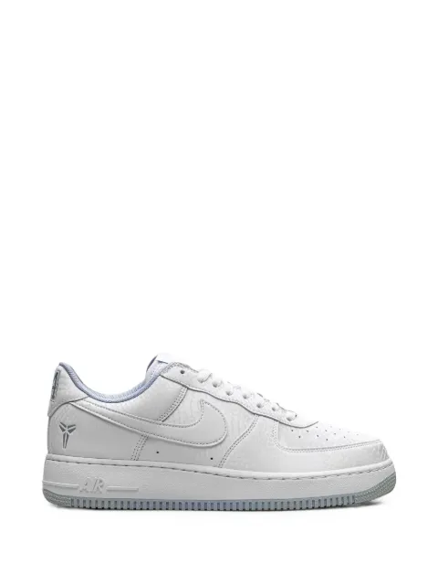 Nike x Kobe Bryant Air Force 1 snakeskin-effect low-top sneakers White IB0018