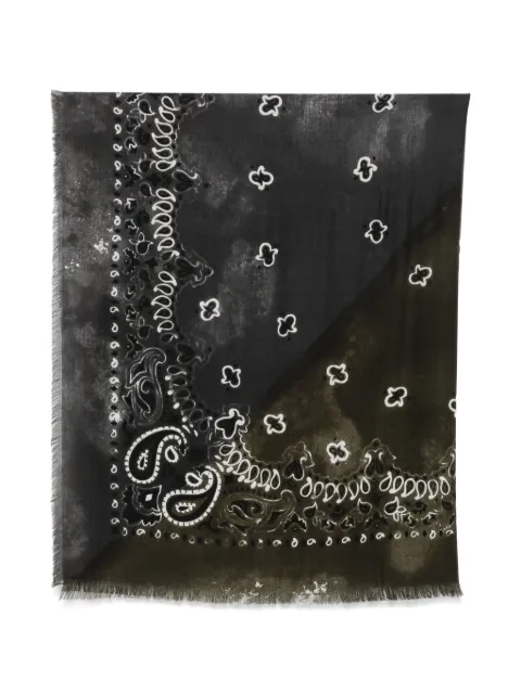 Destin paisley-print scarf Black JILQDIAGO
