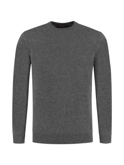 Doriani Cashmere crew-neck knitted sweater Grey 12000SLIMP1020450