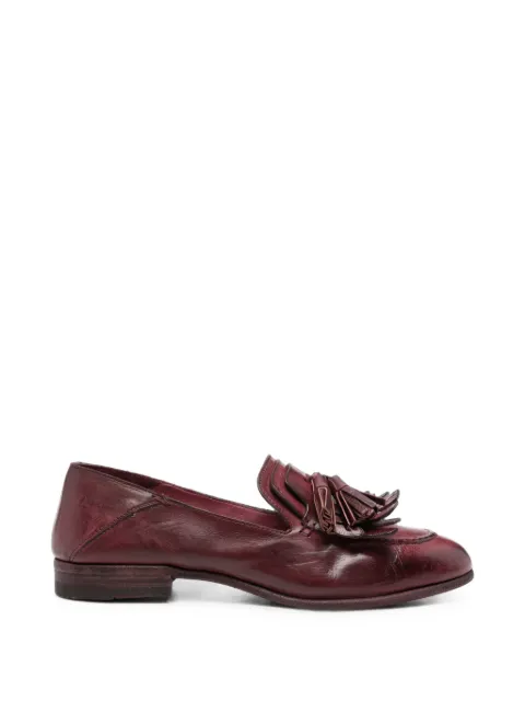 PAUL SILENCE tassel-detail fringed loafers Red VARI