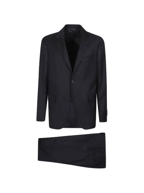 Lardini wool single-breasted suit Black CN445AECN65404