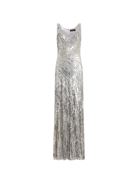 Jenny Packham Solaris dress Silver ZED141L