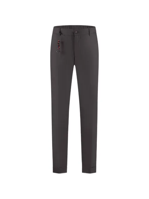 Marco Pescarolo beaded-charm tailored trousers Brown MANU542923