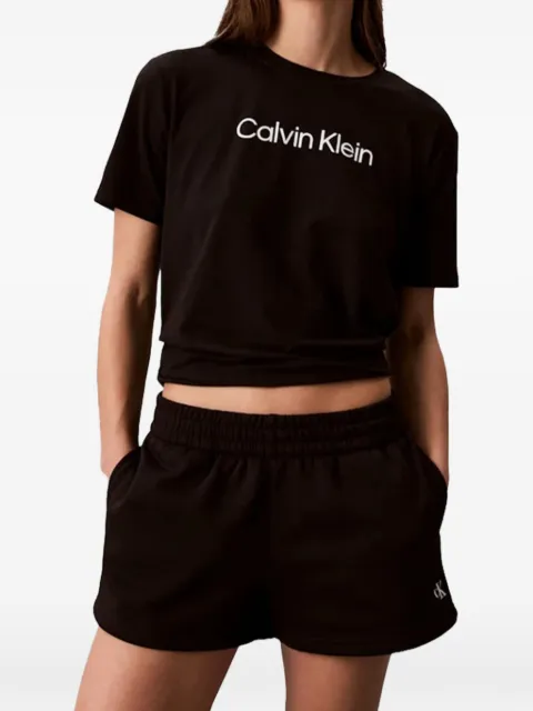 Calvin Klein logo-print T-shirt Black LVGWS6K238UB1