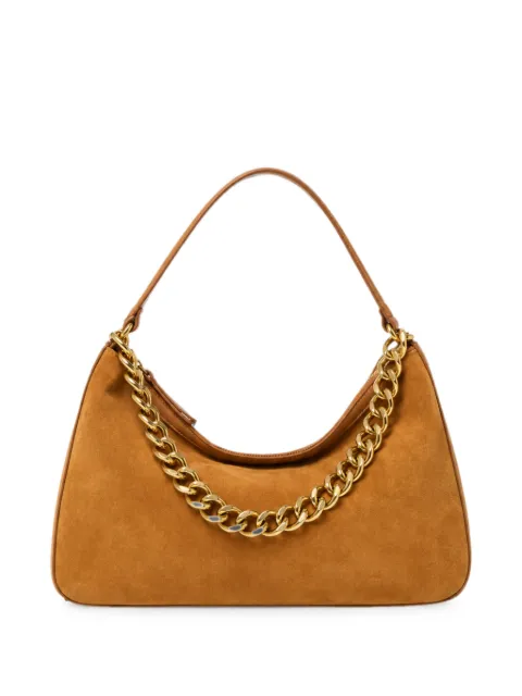 TWINSET Liliane medium suede bag Brown 999TB7015