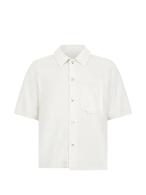 Wooyoungmi button-up chest-pocket shirt White W261SH31