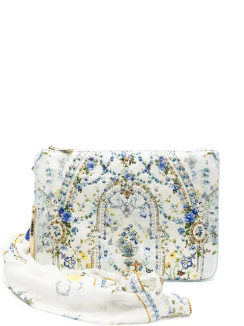 Camilla Ring Scarf clutch bag White 00042901
