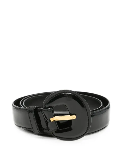 Ferragamo Pre-Owned 1980s Gancini patent leather belt Black SF350CON