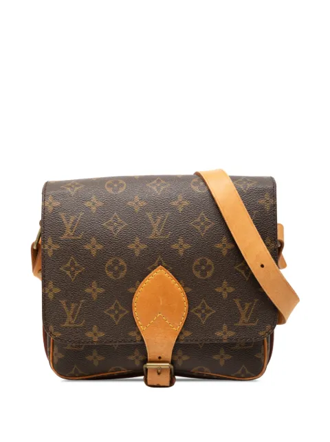 Louis Vuitton Pre-Owned 1985 Monogram Cartouchiere MM crossbody bag Brown SGQ8DFXO6T7WC0GQ