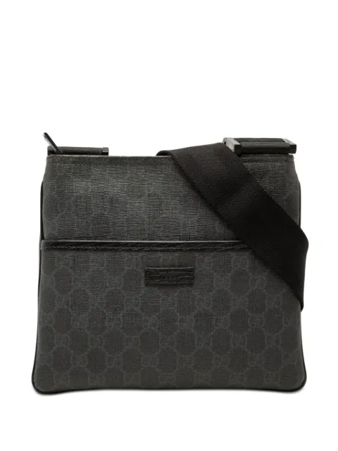 Gucci Pre-Owned 2000-2015 GG Supreme crossbody bag Black 79JAABMM8C3XAS4L