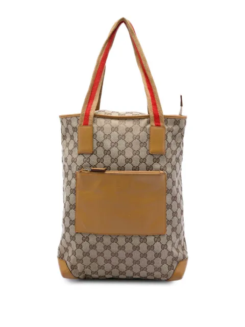 Gucci Pre-Owned 2000-2015 GG Canvas Web tote bag Neutrals TX1RNRA5DS5DHXNM
