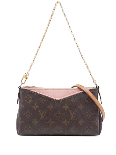 Louis Vuitton Pre-Owned 2017 Monogram Pallas Clutch satchel Brown DD7KHANYMR6CI8ZL