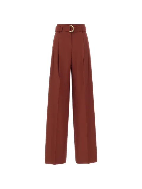 Max Mara belted pleated trousers Red 2626136021600