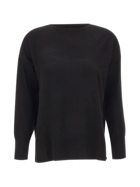 ELENA MIRÒ round-neck sweater Black M035Z000796N