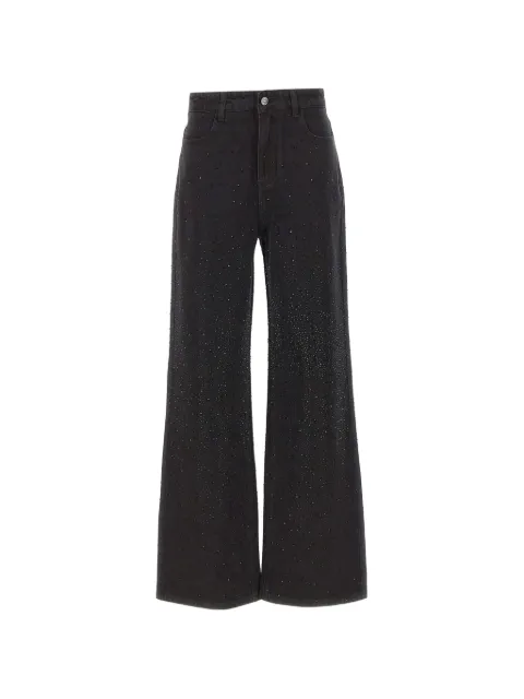 TWENTY FOURHAITCH Anser rhinestone-embellished jeans Black A0047NER