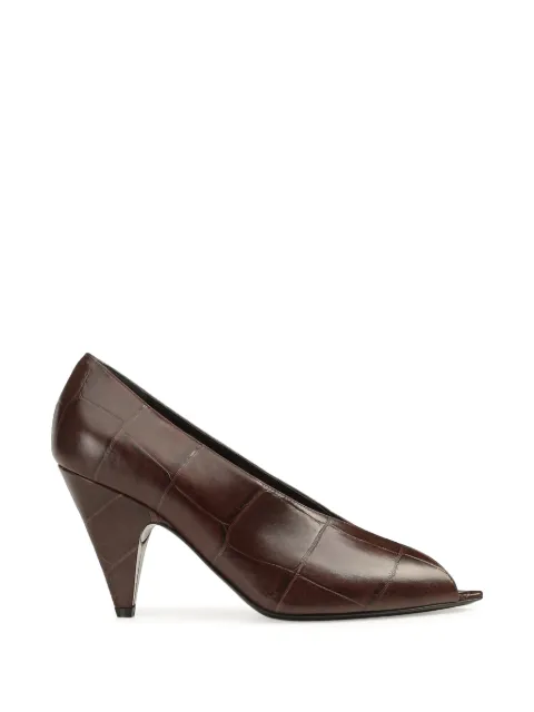 Sergio Rossi Beak croc-effect pumps Brown B13170MMVS83110