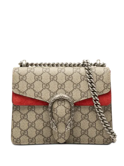 Gucci Pre-Owned 2016-2026 Small GG Supreme Dionysus crossbody bag Neutrals PWWF7UC7R9VS01FA