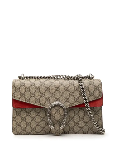 Gucci Pre-Owned 2016-2026 Medium GG Supreme Dionysus shoulder bag Neutrals PNQNAD0M42KLFS1L