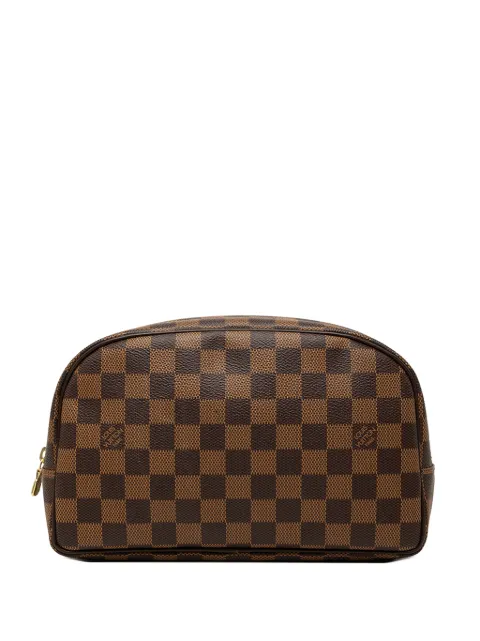 Louis Vuitton Pre-Owned 2017 Damier Ebene Trousse Toilette 25 clutch bag Brown IDVQVQEVOJH81F6C