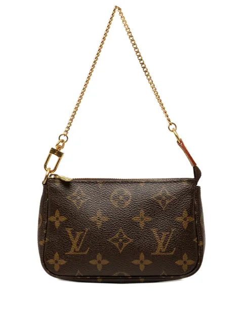 Louis Vuitton Pre-Owned 2014 Monogram Mini Pochette Accessoires handbag Brown B2V9B5LJ35YOJWBR