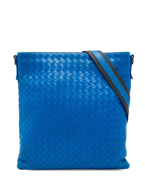 Bottega Veneta Pre-Owned 2012-2026 Nappa Intrecciato VN crossbody bag Blue C4GE0L0XMU5WXOTE