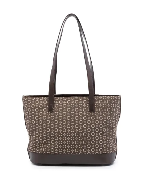 Celine Pre-Owned 20th Century C Macadam Canvas tote bag Brown AQXYN59DXEYKG6E2