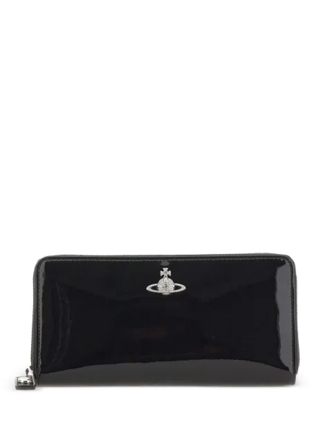 Vivienne Westwood Orb-rhinestone-embellished wallet Black 5106005MWS002O