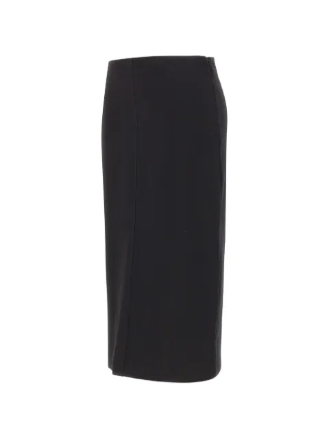 ELENA MIRÒ back-slit midi skirt Black 1802Z100083N