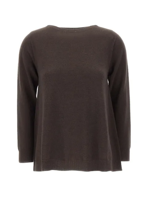 Kangra crew-neck long-sleeves sweater Brown 450213