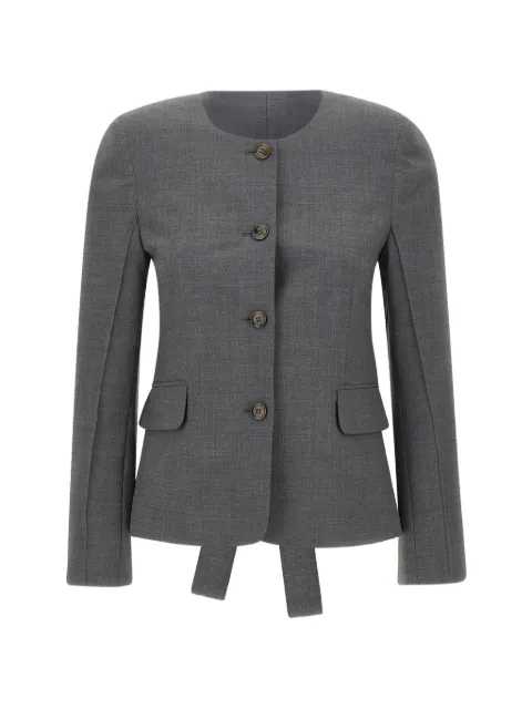 The Garment Grand Back tie-back blazer Grey 22530602