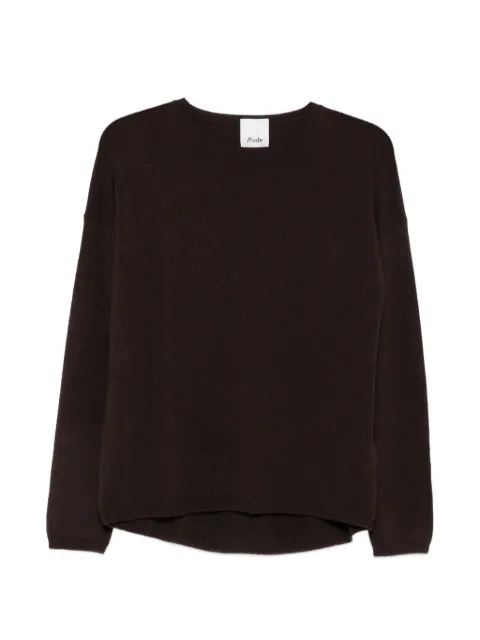 Allude dropped-shoulder sweater Brown 26511110