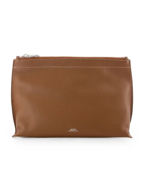 A.P.C. Neige Clou pouch Brown PXCBCF63023