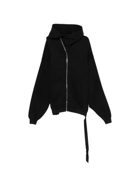 Rick Owens DRKSHDW Mountain zip-up hoodie Black DU02F6278FP