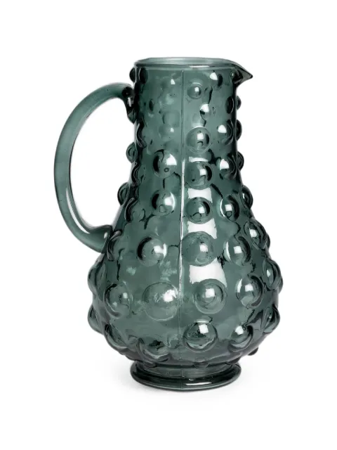 CU I SEEYOU bubble-textured glass jug Green CU60553