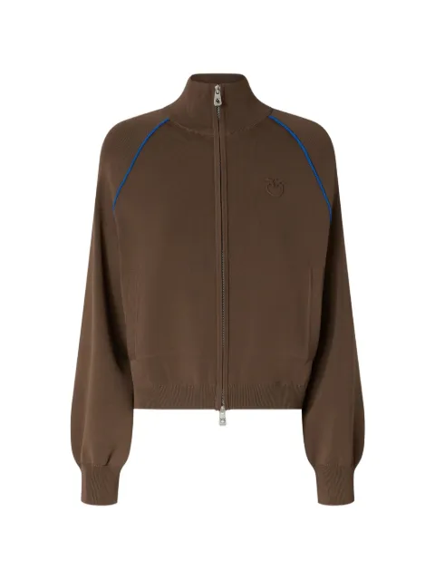 PINKO piped raglan-sleeve jacket Brown 107353A3J0SE4